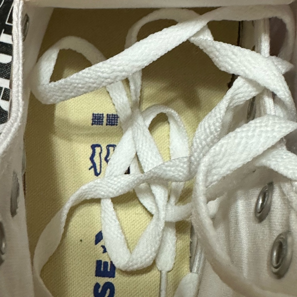 Converse White Canvas High-Tops - Picture 10 of 16